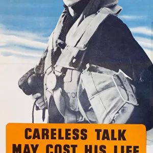 Poster, Careless Talk May Cost His Life, WW2
