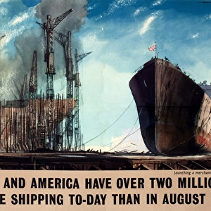 Poster design, British and American shipping