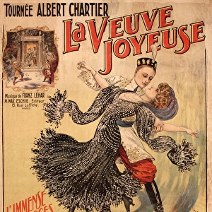 Poster design, La Veuve Joyeuse