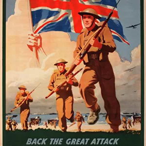 Poster, Back the Great Attack with War Savings