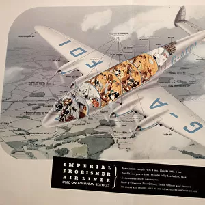 Poster, Imperial Frobisher Airliner