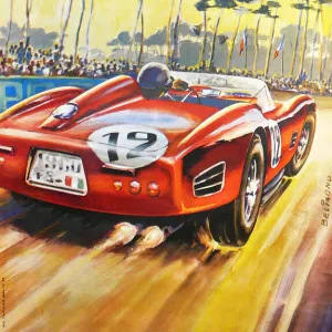 Poster, Le Mans 24 Hour Rally 1961