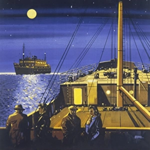 Poster for the Liverpool to Belfast passenger service