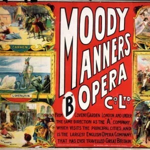 Poster, Moody Manners Opera Company