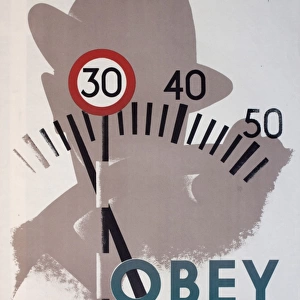Poster, Obey the Speed Limit