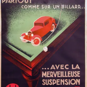 Poster, Peugeot cars