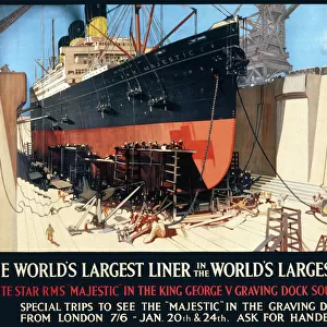 Poster for the RMS Majestic