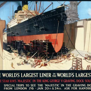 Poster for the RMS Majestic