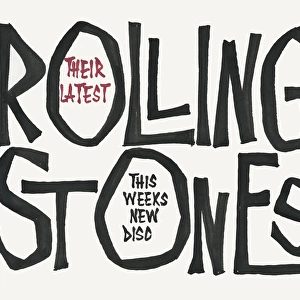 Poster, the Rolling Stones latest disc