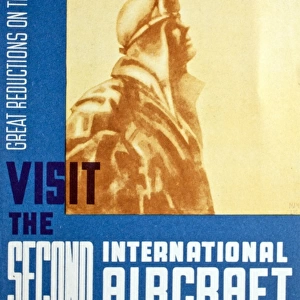 Poster, Second International Aircraft Exhibition, Milan