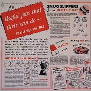 Poster: Simple jobs that girls can do