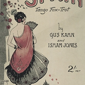 Poster Spain - Tango fox-trot by Gus Kahn