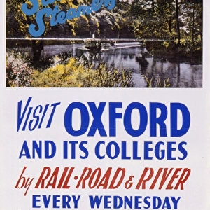 Poster for visits to Oxford and its colleges