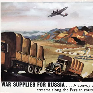 Poster, War Supplies for Russia, WW2
