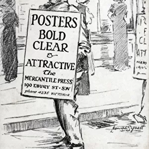 Posters, Bold, Clear & Attractive, The Mercantile Press, Ebury Street