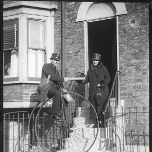 Postman on Pennyfarthing