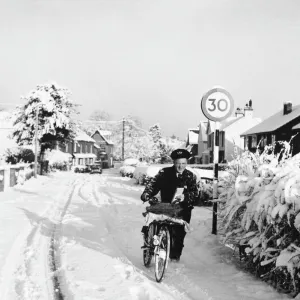 Postman in the Snow