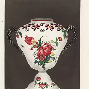 Pot-pourri vase from Strasbourg, 18th century