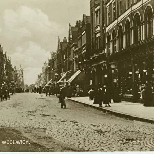 Powis Street, Woolwich, Greenwich, London, England. Date: 1920