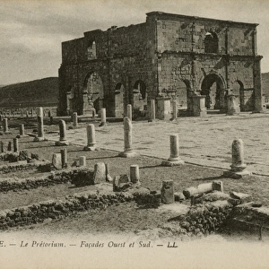 Praetorium, Lambaesis (Southern and Western walls)