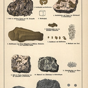 Precious metals including gold, platinum and osmiridium