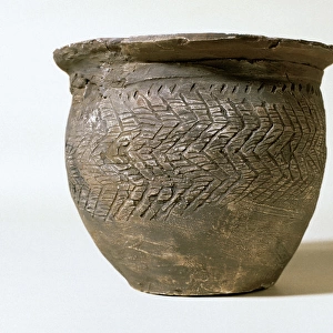 Prehistory. Iron Age. Pot. Terracota. 7th-6th c. BC. From Tu