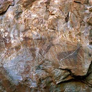 Prehistory. Tabla de Pochilo. Schematic cave paintings. Bron