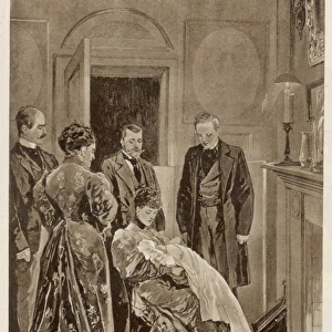 Presentation following the birth of future Edward VIII