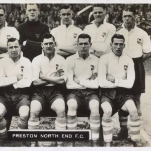 Preston North End FC football team 1936