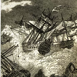 The Pretenders Fleet dispersed in a storm