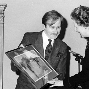 Prime Minister Margaret Thatcher - Presented with a painting