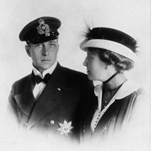 Prince Adalbert of Prussia and his wife
