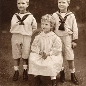 Prince Albert, Princess Mary and Prince Edward