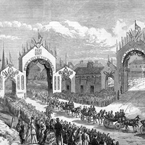 Prince Arthur at Leeds, procession at Chapeltown