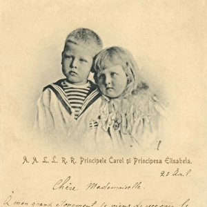 Prince Carol and Princess Elisabeth of Romania