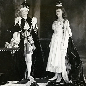 Prince Edward and Princess Mary at the 1911 coronation