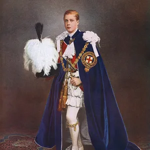 Prince Edward of Wales as Knight of the Garter