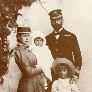 Prince Louis of Battenberg and family
