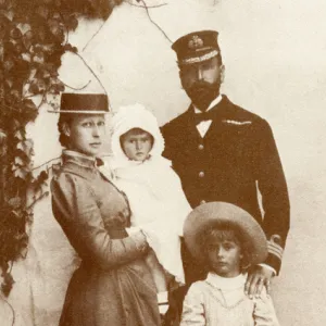 Prince Louis of Battenberg and family