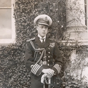 Prince of Wales (later Edward VIII) in naval uniform