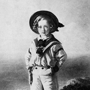 The Prince of Wales in a sailor suit