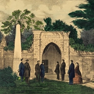 The Prince of Wales at the Tomb of George Washington, Oct. 1