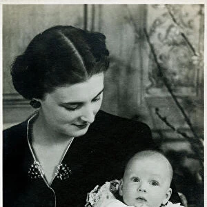 Princess Alexandra with her Mother Princess Marina