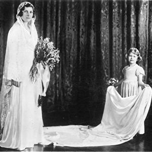 Princess Elizabeth as a bridesmaid