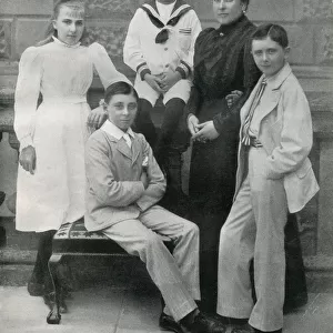 Princess Henry of Battenberg and her children