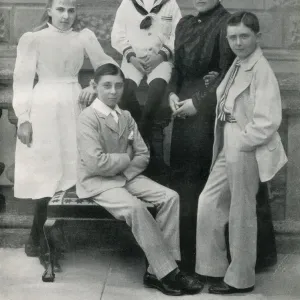 Princess Henry of Battenberg and her children