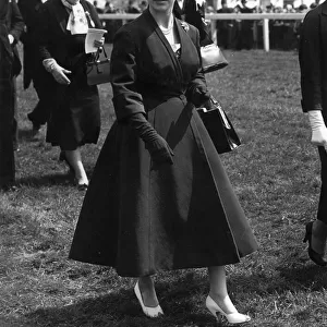 Princess Margaret at the Derby, 1955