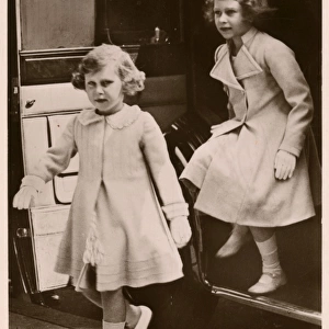 Princess Margaret Rose and Princess Elizabeth