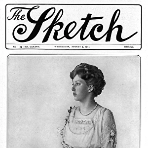 Princess Mary on the cover of The Sketch
