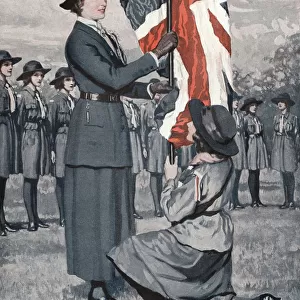 Princess Mary as a Girl Guide Commissioner